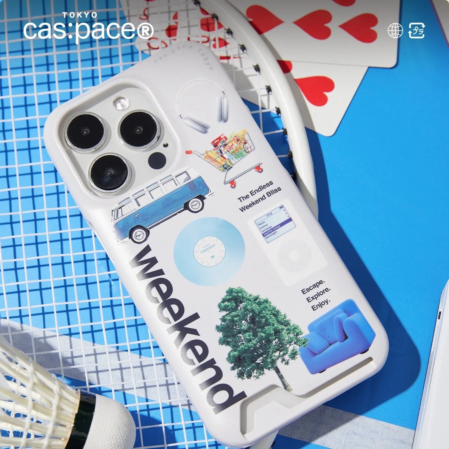cas:pace 23A/W「weekend」携帯ケース - cas:pace 殼空間